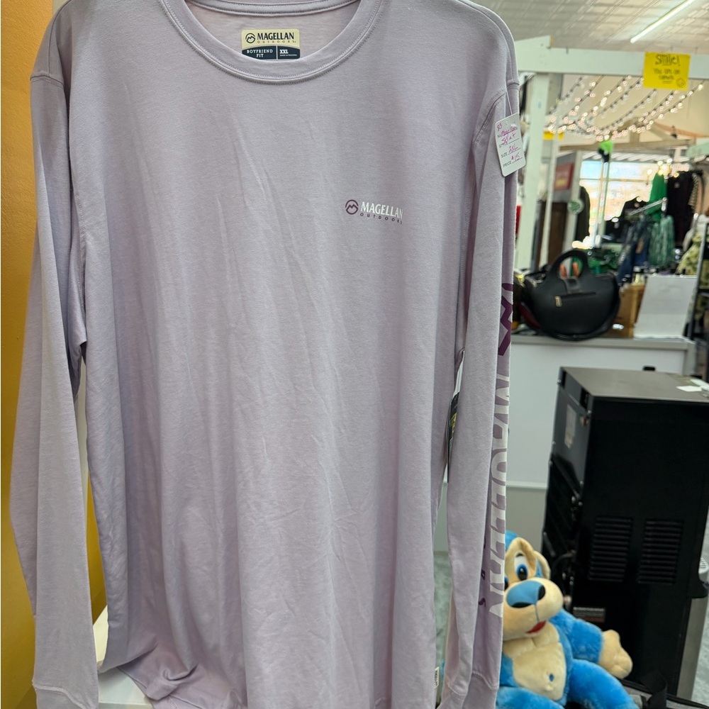 Women’s Magellan Outdoor LS Gratto Falls Tshirt Orchid Petal Size XXL